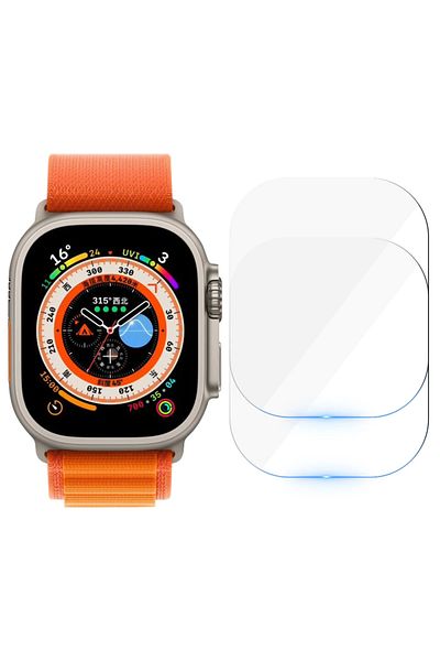 Choice 49MM iwatch ultra 2PCS Tempered Glass for Apple Watch Ultra 2/Ultra Screen Protector [49mm], Tempere