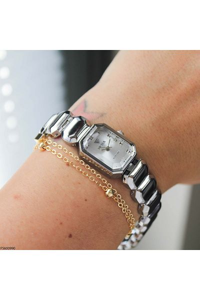Fiesta Fs600990 Women's Wrist Watch with Steel Band