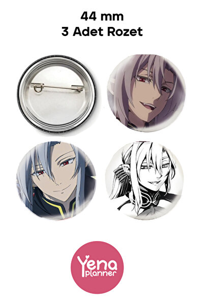 Yenaplanner مجموعة زينة / شارة حقيبة Seraph of the End