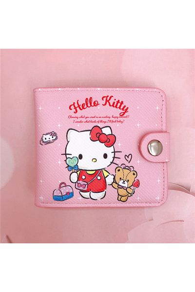 Miniso Hello Kitty Kawaii Sanrio Pu Casual Money Bag Hello Kitty Cinnamoroll My Melody Kuromi Coin Purse Ca