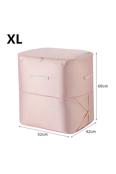 Choice 1pc Pink-XL Compression Dustproof Organizer Storage Bag Large Capacity Moisture-proof Clothes Quilt