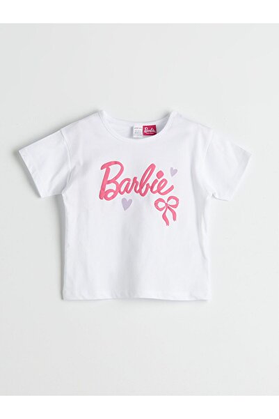 LC Waikiki Lcw Baby Barbie Printed Baby Girl T-Shirt and Shorts 2-Pack