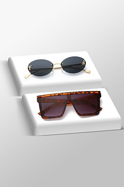 Nilu Moda Set of 2 Sun Glasses