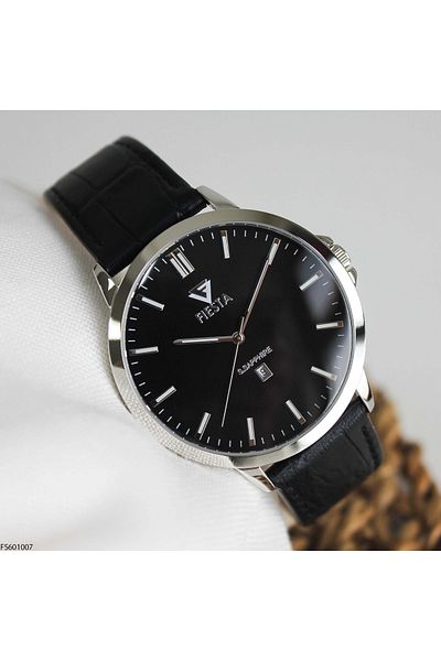 Fiesta Fs601007 Men's Wrist Watch with Leather Band