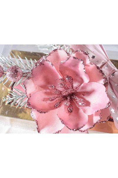 Decorer Set 5 Anemone artificiale roz 22.5 cm