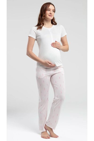 Arnetta Women'S, 100% Cotton, Comfort, Maternity Pajama Set