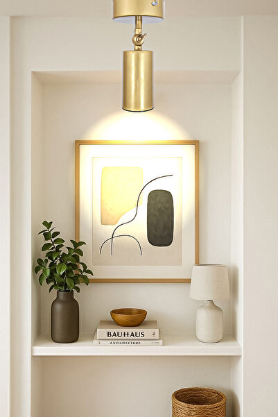 Fer Avize Spoti Modern Tasarım Eskitme Renk (GÜN IŞIĞI) Spot Ledli Tekli Aviz...