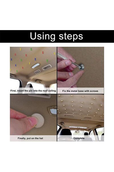 OEM Kit of 60 staples, screwdriver, measuring tape, for car roof repair, compatible with Audi, Opel,