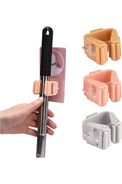 Bamodi Set de 3 cârlige de perete autoadezive Bamodi, silicon, multicolore