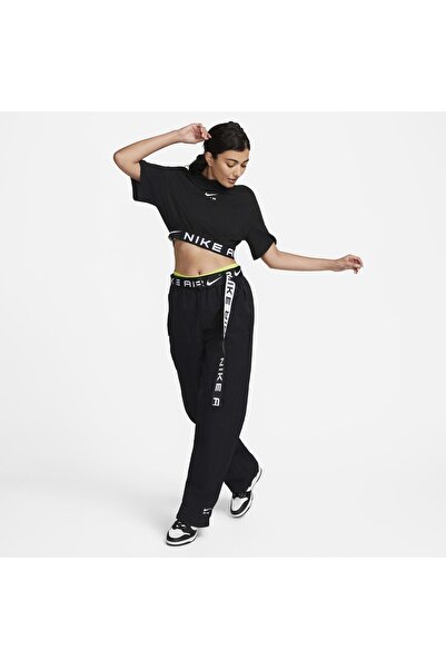 Nike Μπλούζα Nike Nsw Air με κοντό μανίκι, μαύρη, γυναικεία