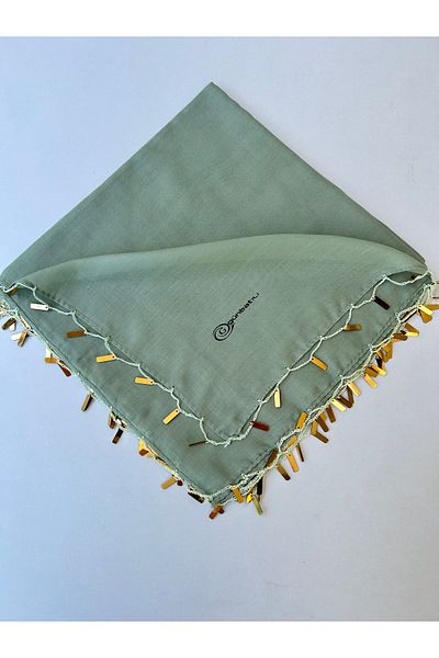 Sümeyye çeyiz Hand Made Pul Legislation Writing Cheesen Cloth Yemeni Handwork 100X100 cm