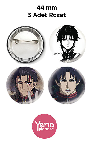 Yenaplanner مجموعة زينة / شارة حقيبة Seraph of the End