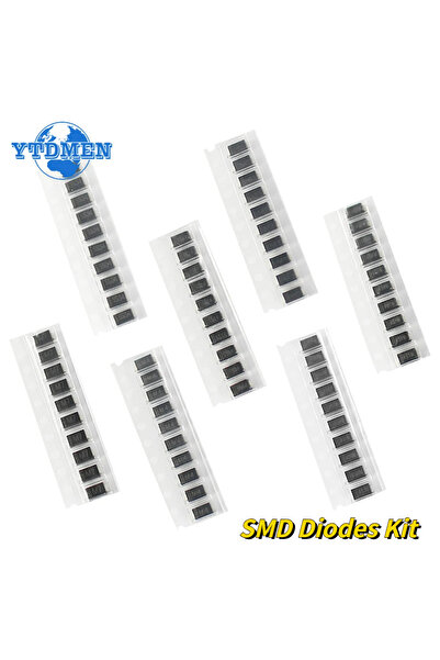 Choice1 9 أنواع - 90 قطعة 70 قطعة/90 قطعة ثنائيات SMD 1N4007 M7 1N4001 M1 1N4...