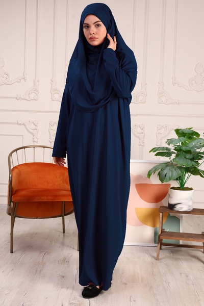 R reisa Ολόσωμο οικονομικό φόρεμα προσευχής - Ναυτικό μπλε