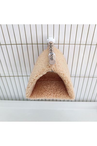 aliceshop Tent Bed Nest with Perches for Budgie Paradise Lovebird and Birds of All Sizes
