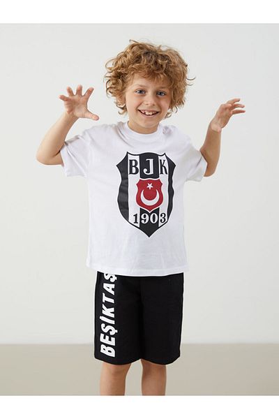 LC Waikiki Printed Boys' T-Shirt and Shorts 2-Pack