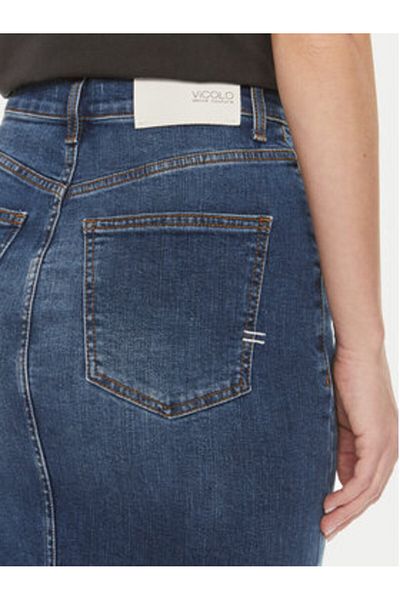 Vicolo Fustă din denim pentru femei DB5056 albastră