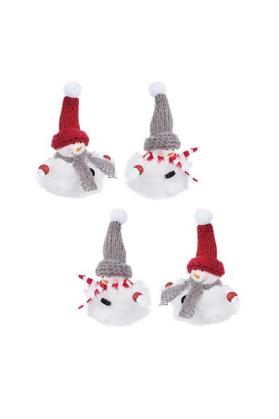 Bizzotto Set 4 ornamente Om de Zapada 23x11x5 cm