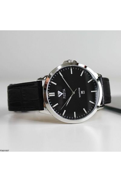 Fiesta Fs601007 Men's Wrist Watch with Leather Band