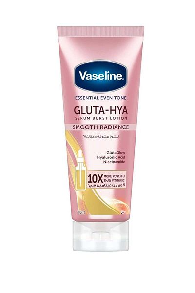 Vaseline Essential Even Tone Smooth Radiance Gluta-Hya Serum Burst Lotion 10X More Powerful than Vit