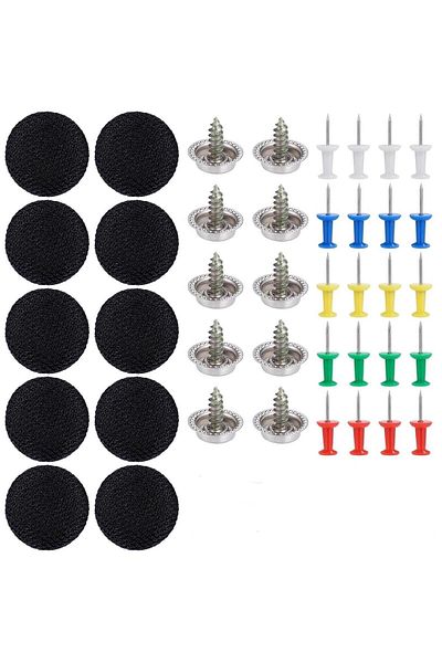 OEM Kit of 35 universal button rivets, car roof repair staples, fabric fixing with pins, any car