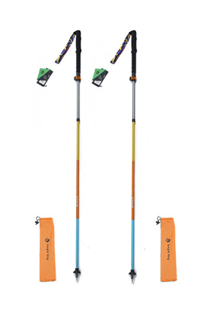 Choice قطعتان من عصا المشي لمسافات طويلة JUNGLE KING 7075A المصنوعة من سبائك ...