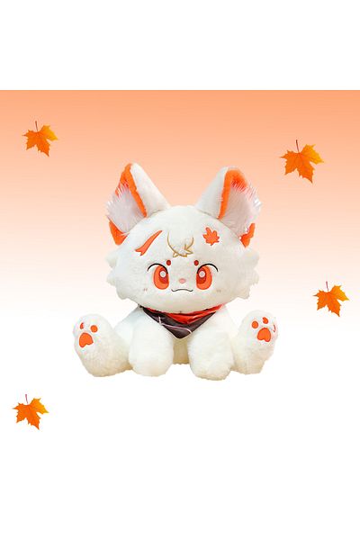 Choice 30cm Orange Cat Game Genshin Kaedenhara Kazuha Cat Fluffy Impact Wanderer Pet Plush Toys Cosplay Dol