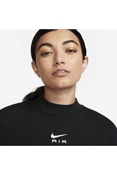 Nike Μπλούζα Nike Nsw Air με κοντό μανίκι, μαύρη, γυναικεία