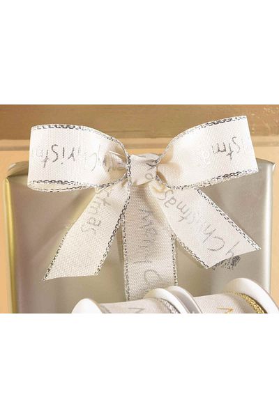 Decorer Set 2 role panglica Craciun 10 m x 2 cm