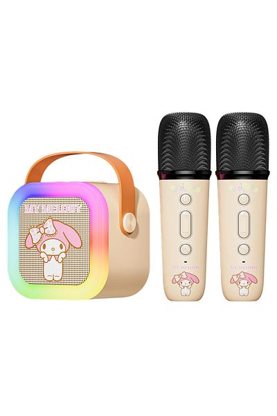 SANRIO My Melody Mic2 Sanrio ML07 Bluetooth Speakers Karaoke Machine Portable Speakers Bluetooth with Mic L
