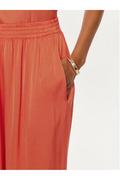 Vicolo Pantaloni din material textil pentru femei TB0034 portocalii