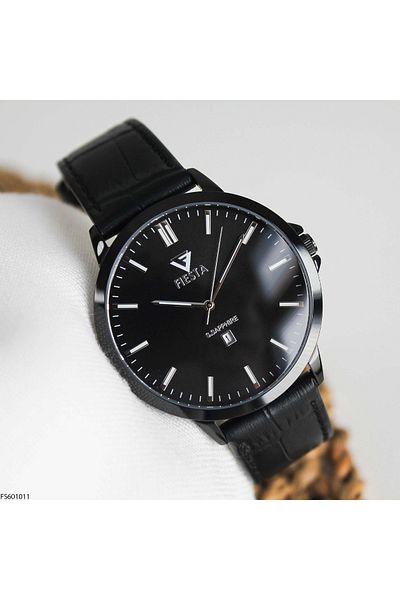 Fiesta Fs601011 Men's Wrist Watch with Leather Band