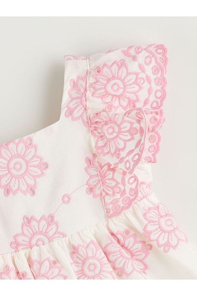 LC Waikiki Βρεφικό φόρεμα LCW Baby Girl Floral Brode