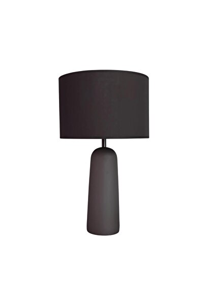 Bahar Aydınlatma Yelse Desen Baskılı Şapka Koyu Gri Abajur