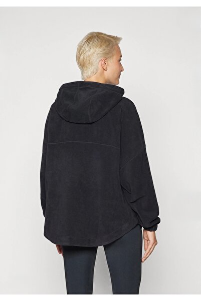 Nike One Oversized Therma-Fit Pullover Fleece Hoodie Training Polarlı Siyah Kadın Sweatshirt ASLAN SPORT