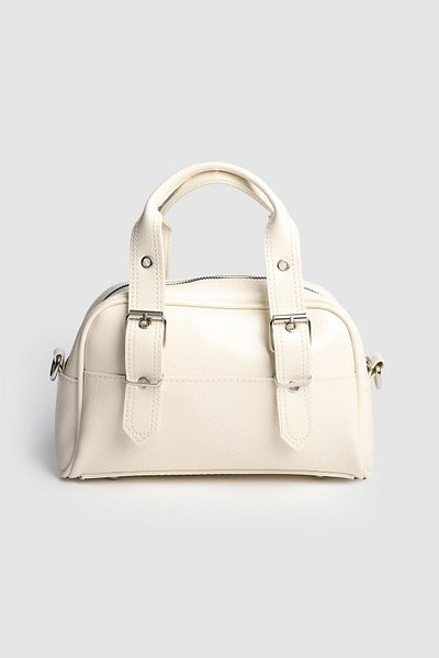 La La'Graccio Paris La'Graccio Paris Women's Solace Belt Detailed Strap Bag Cream