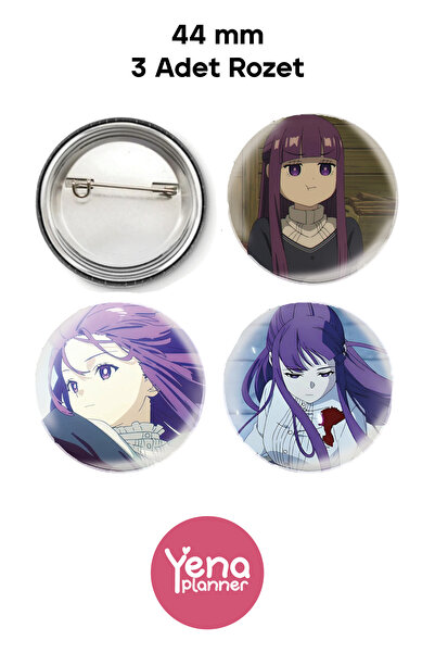 Yenaplanner Set de ornamente pentru geanta Frieren / Insigne