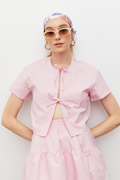 urban focus Lace-up Front Shirt