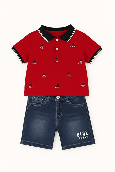 SeaBubbles Shipping Boy's Suit with Jeans Shorts