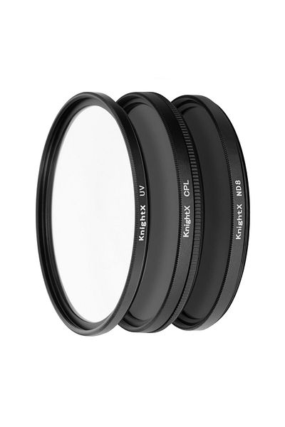 KnightX UV, CPL, ND8, KnightX Essential Set, 72mm + Case & Cloth GIFT