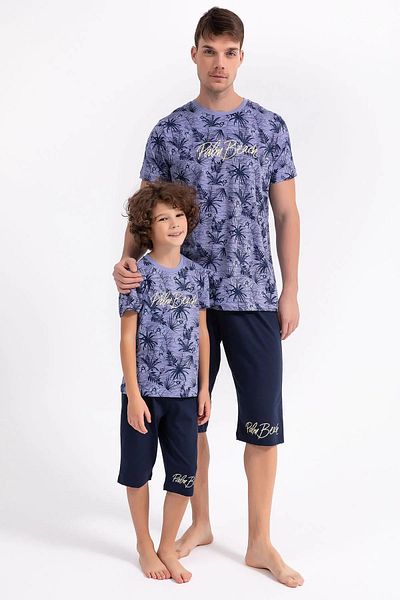 ROLY POLY 2717 Palm Pattern Shorts Set (Father Son Can Be Combined)