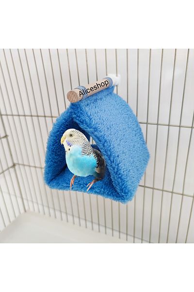 aliceshop Tent Bed Nest with Perches for Budgie Paradise Lovebird and Birds of All Sizes