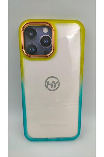 Generic Clear Soft Case Compatible with iPhone 11 PRO with Gradient Color Contrast Edge Style