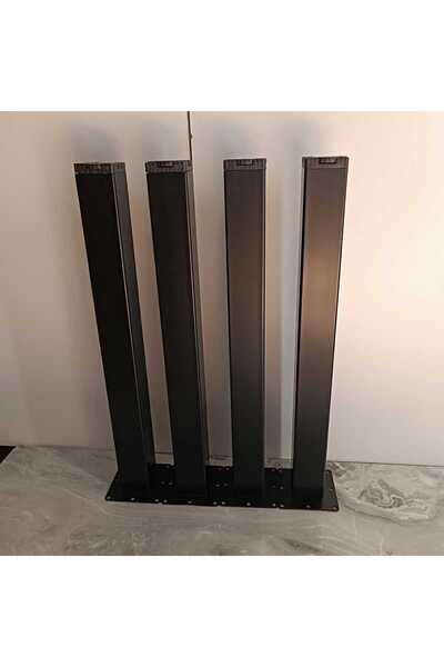 LİYAHOME Matsiyah kare tasarım 4cm e 4cm profil 41cm mobilya sehpa ayağı alt ...