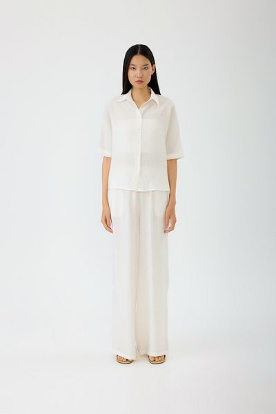 SEVİLEN Wide Leg Modal Trousers