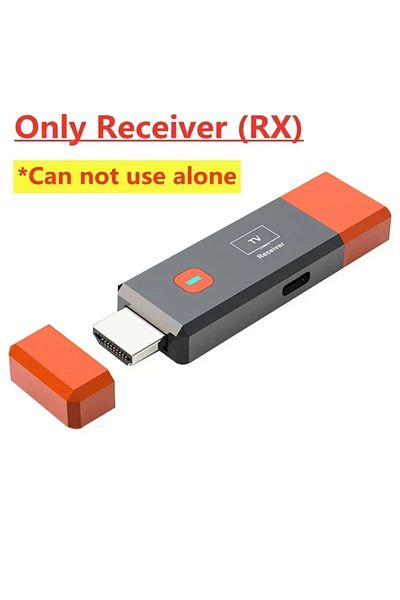 Vikefon ONLY RX 1080P 50M Wireless HDMI Video Receiver Transmitter Extender Adapter TV Stick Dongle for Came