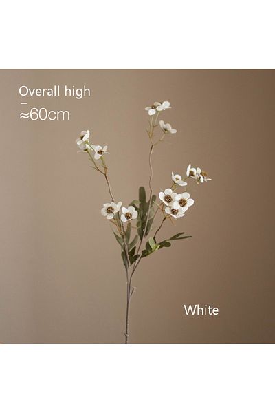 Choice 3PCS WHITE Home Decoration Simulation Flowers, Dining Table And Living Room Artificial Flower Orname