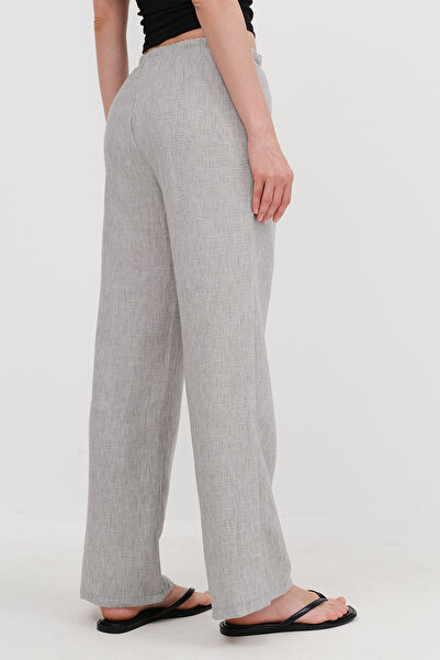 Addax Tie Wide Leg Trousers Pn16599-J12