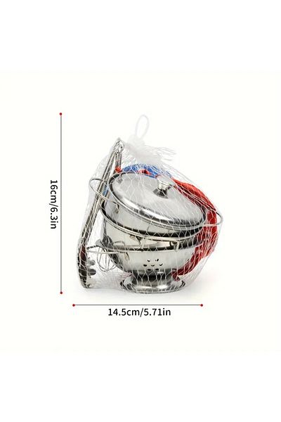 LavinTheMavi مجموعة أواني طهي مصغرة - 10 قطع