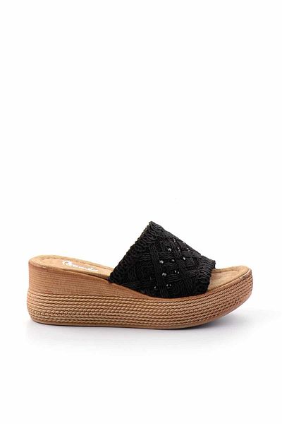 Bambi Black Women's Slippers K04823004516